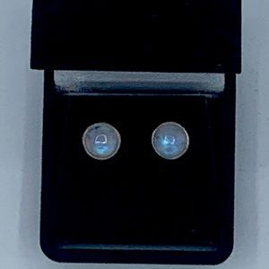 .925 Rainbow 🌈 Moonstone Studs
